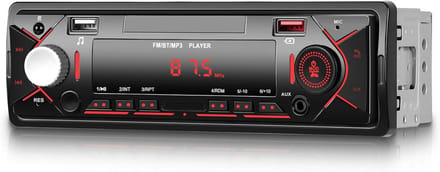Autoradio 1 DIN met Bluetooth, FM Radio, USB en Handsfree Bellen