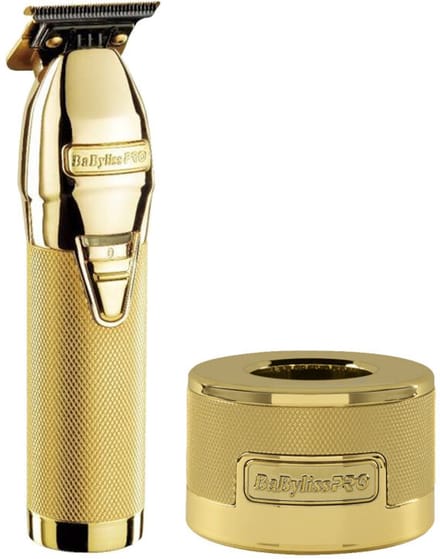 Babyliss PRO 4Artists Skeleton Trimmer Full Metal Goud + Charging Stand Goud