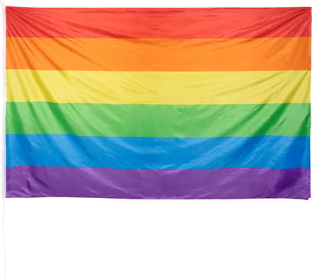 Boland - Polyester reuzenvlag Regenboog - Regenboog - Regenboog