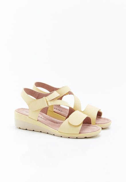 Damart - Sandalen met sleehak Amortyl - Dames - Geel - 38