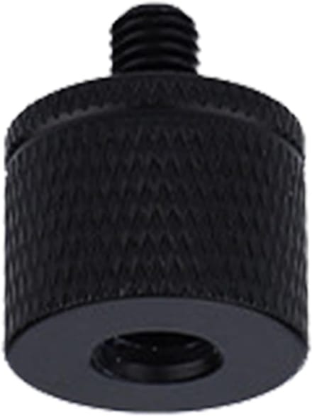 Statiefschroef Adapter - Schroefdraad Connector - Camera Bevestigen - Universele Schroefdraad - 1/4 naar M8 - Zwart
