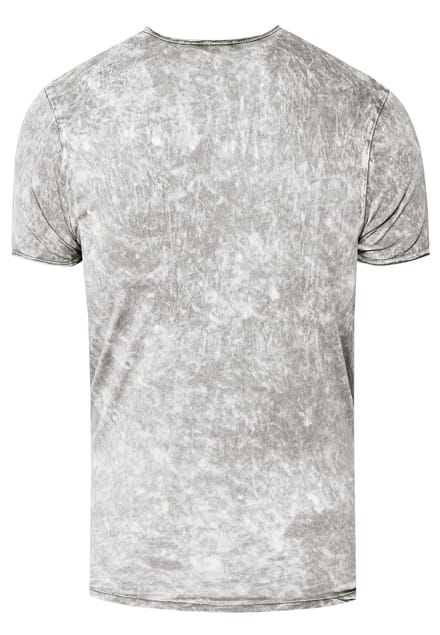 gewassen T-shirt met adelaarprint