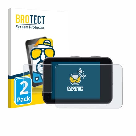 BROTECT - Screenprotector voor Akaso Brave 7 - Folie Beschermfolie matte 2 Stuks