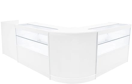Phoenix led winkeltoonbank set - wit - cm60/tb60/c1200 - 4-delig
