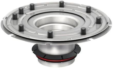 ACO Bovenstuk DN70 met Pers dichtingsflens Afdichtring met Combinatiering, 9579.10.25