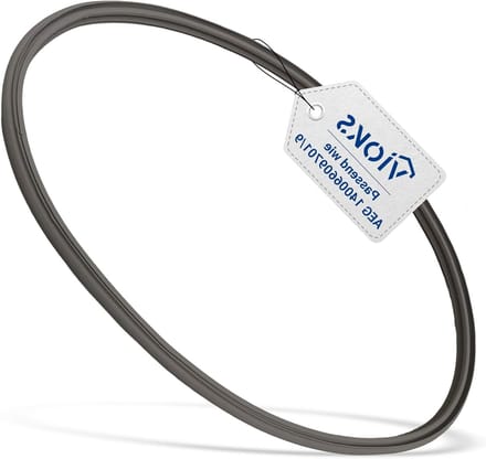 Trommelafdichting Rubber - Deurrubber Droger - Apparaat Repareren - Hoge Kwaliteit Rubber - 400/380 mm - Grijs