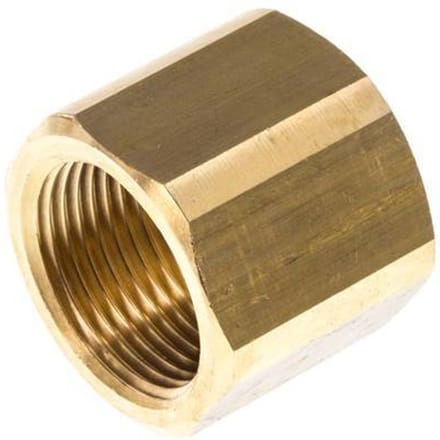 Verloopsok M16 X 1.5 X G3/4'' Messing 16bar 32mm Zeskant