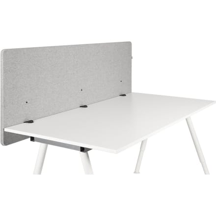 FLEXMIUT D 160 | ​Akoestische scheidingswand | 160 cm - Tafelverdeler Lichtgrijs