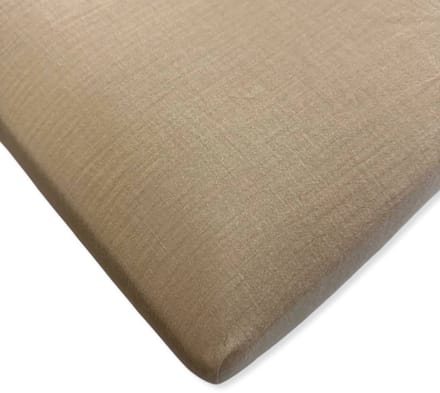 Dartomik - Muslin Hoeslaken met Elastiek - 90x50 cm - Beige - Oeko-tex Gecertificeerd