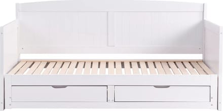 Vente-unique Bedbankje hout wit 90 x 190 cm