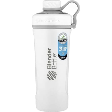 BlenderBottle™ RADIAN RVS Wit - Eiwitshaker / Bidon / Shakebeker - 770 ml