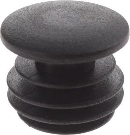 stuurdop 20 mm zwart per stuk