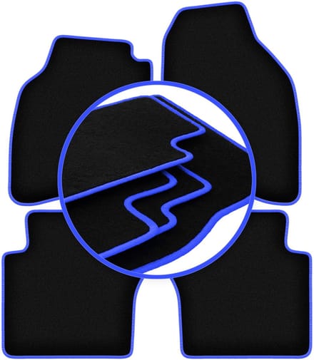 CARLUX-BLUE automatten voor: Honda Jazz II hatchback (2002-2008)