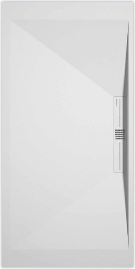 Sanifun douchebak Stone Side White Smooth 1400 x 800 P