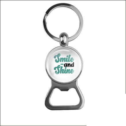 Bieropener Glas - Smile And Shine