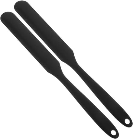 Ontharingsspatels - Waxstokjes - Gladde Huid - Ergonomische Grip - 2 Stuks - Zwart