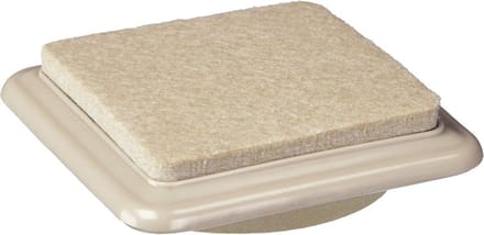 Zware Meubelverhuizers 3 inch - Herbruikbare Vilt Pads voor Harde Vloeren - 4 Stuks