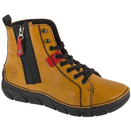 Rieker Booties 55024, Vrouwen, Geel, Laarsjes, maat: 37