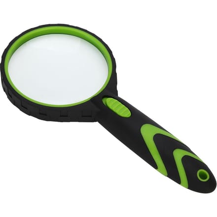 10X 75mm Vergrootglas Oogloep Schokbestendig met LED Handheld voor Oudere Sieraden Identificatie