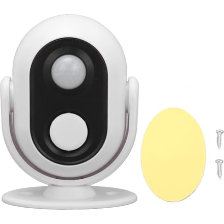 Welkom Sensor Deurbel 2 tot 7m Bereik Compact Eenvoudige Installatie Zakelijke Winkel Ingang Bewegingssensor black