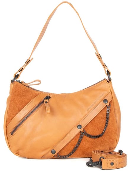 Leren Schouder / Crossbodytas - Jadeline - Brandy