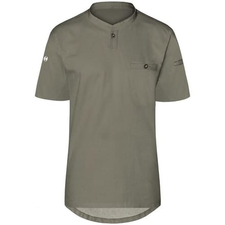 (6 stuks) KARLOWSKY Korte Mouw Heren Werkshirt Performance - Salie - maat: 3XL