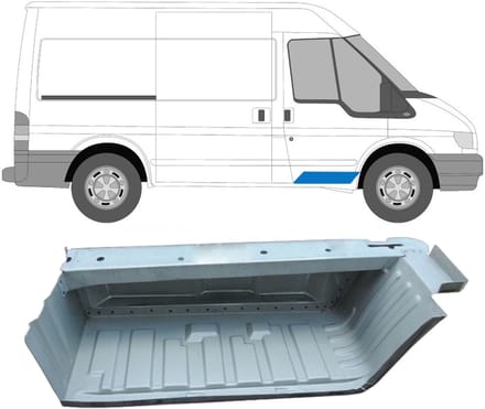 Binnen voorste trap reparatiepaneel voor Ford Transit 2000-2013 / Rechts