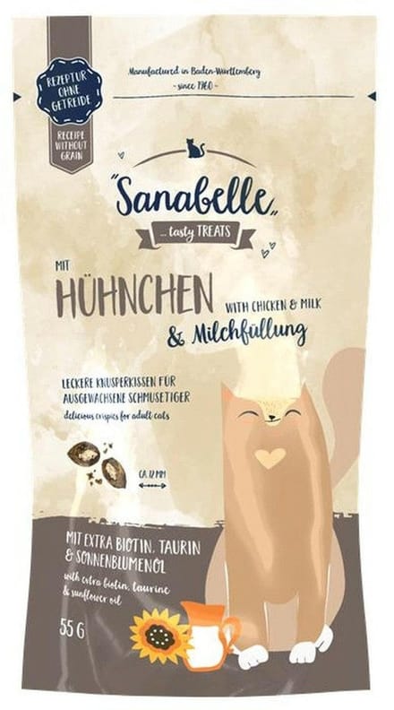 Sanabelle Knapperige Kussentjes - Kip & melk