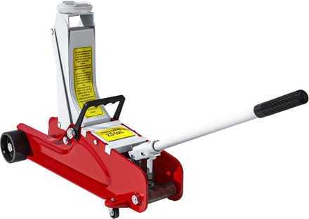 4goodz Krik 2,5 ton draagvermogen - staal - verrijdbaar - rood