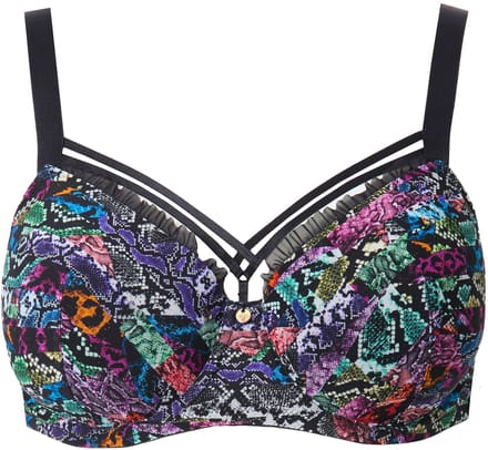 TruYou - Dames - TruYou beugelbeha zachte cups dierenprint - Multicolor - Maat 105E