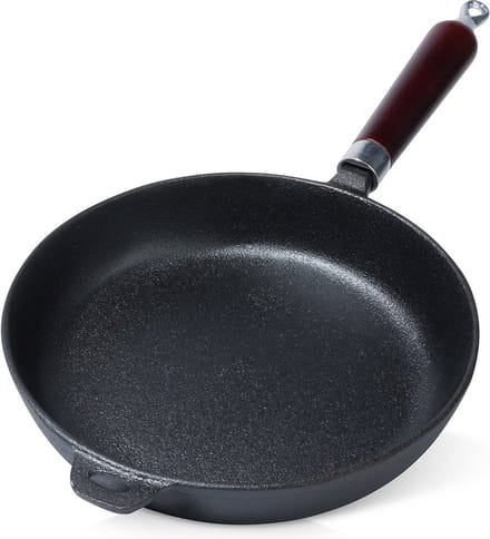 Vilde Pan Gietijzer - 24 cm - Zwart