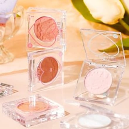 xixi - Peach Heart Monochrome Cheek Blusher - 4-6 #05 - 1.6g