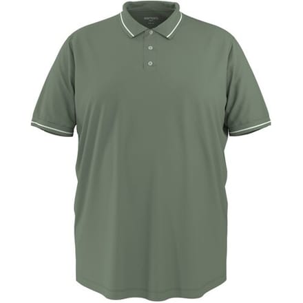 ESMARA MEN Heren polo - Plus size (Groen, 3XL)