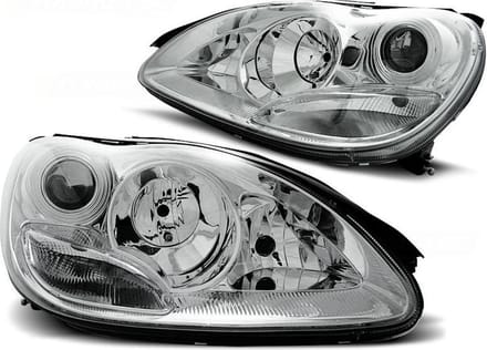 Koplampen MERCEDES W220 S-Klasse 09 98-05 05 CHROOM