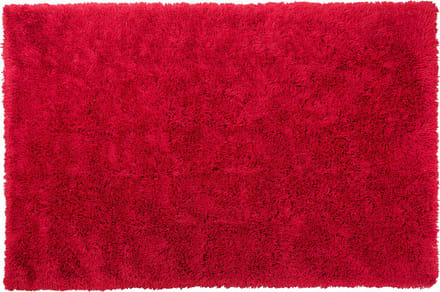 CIDE - Shaggy vloerkleed - Rood - 160 x 230 cm - Polyester