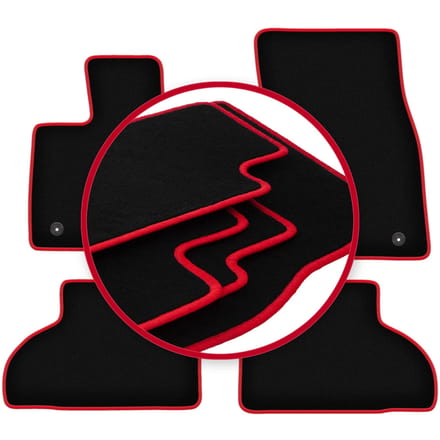 CARLUX-RED automatten voor: BMW X5 F15 SUV (2013-)