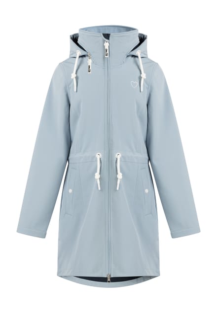 Mymo softshell jas Dames lichtblauw