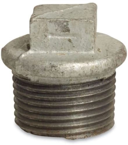 Schroefdraadfitting Gietijzer Stop 1/2" AG