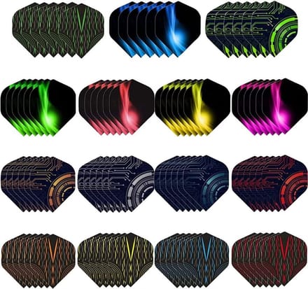 Dart Flights - Vliegjes - Darts Spelen - Robuust Plastic - 90 Stuks - Diverse Kleuren