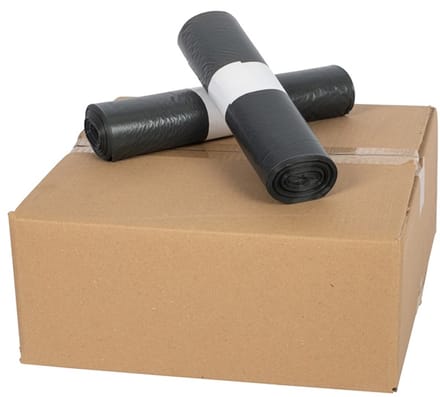 Vuilniszak/afvalzak grijs - 60 liter - 120 stuks