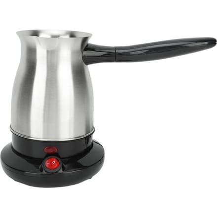 600ml Elektrische Koffie Verwarmingspot Roestvrij Staal Elektrische Waterkoker 600W L gray