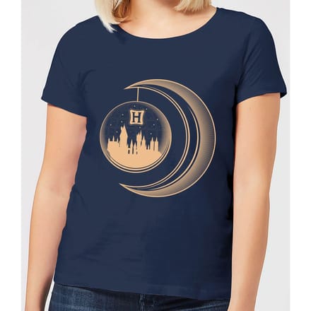 Harry Potter Globe Moon dames t-shirt - Navy - S