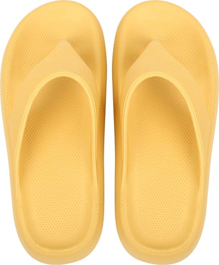 Geweo Dames Slippers - Badslippers Zwembad - Geel - Maat 39/40