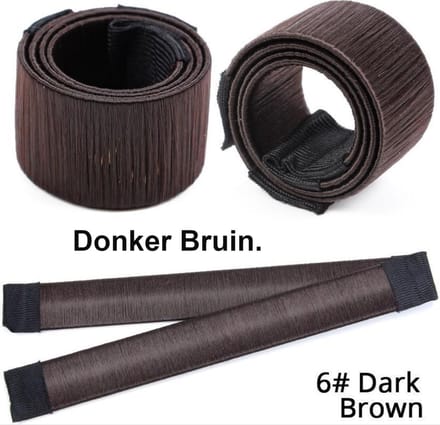 ***Maggie`s Magic Bun Set - Knot maker - Bruin - van Heble® ***