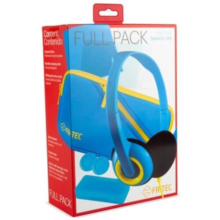 FR-TEC Full Accessory Pack for Switch Lite-Blauw (Switch) Nieuw