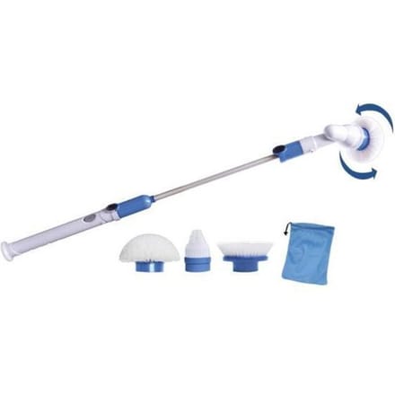 MediaShop Reinigingsborstel Hurricane Spin Scrubber, turquoise, 7 stuks