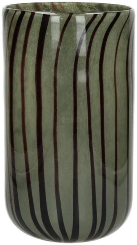 Pomax Cannes vaas / windlicht D16cm H30cm kaki