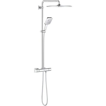 Grohe Rainshower SmartActive Cube - Doucheset met thermostaat 310, 3-jets, chroom 26649000