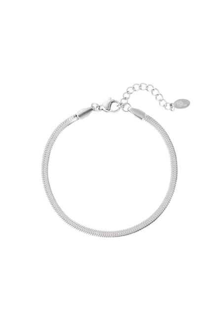 Armbanden- Bracelet - basic - Zilver - Stainless Steel - Yehwang
