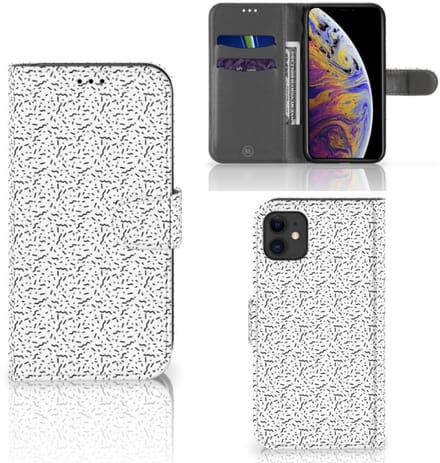Apple iPhone 11 Telefoon Hoesje Stripes Dots